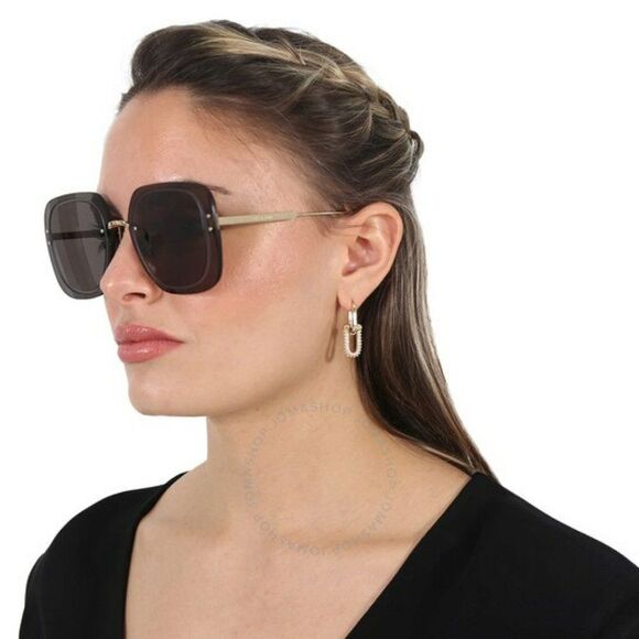 NEW Dior ULTRADIOR SU B0A0 Gold Smoke Women Square Oversized Sunglasses - Picture 6 of 12